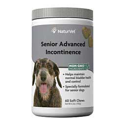 Senior Advanced Incontinence Soft Chew for Dogs  NaturVet